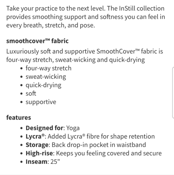 Lululemon Black Graphite InStill High-Rise Tight Size 4 - Picture 10 of 10